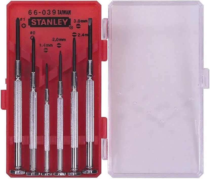 Screwdriver Set, Jewellers Precision, 6-Piece (66-039)