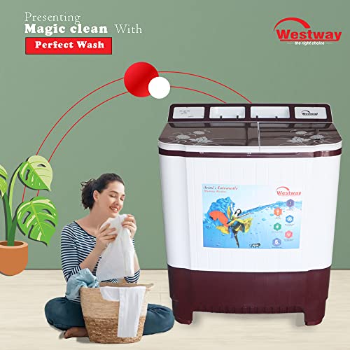 Image of Westway 10Kg Semi-Automatic Top Load Washing Machine (1001TWD)