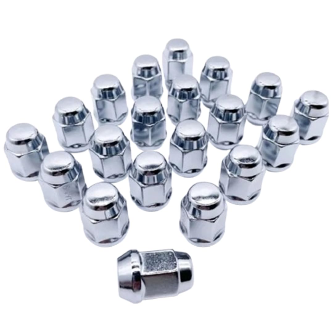 Nakrętki do Kół dla Jeepa Compassa, dla Dodge JCUV, 20 szt. nakrętek kół M12x1,5 sześciokątnych 19mm, grubość 31mm