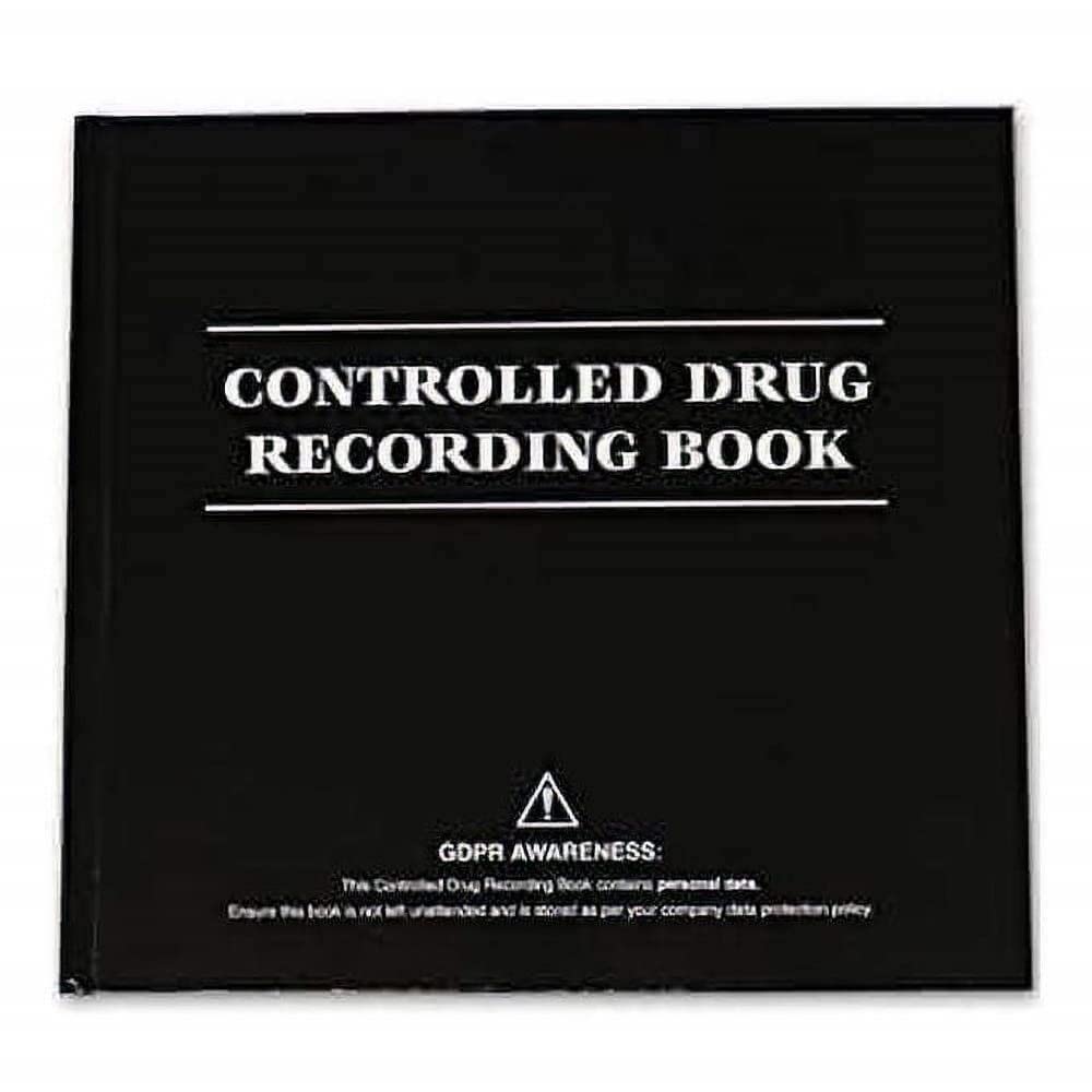 Libro de registro de drogas controladas por GDPR - Tapa dura
