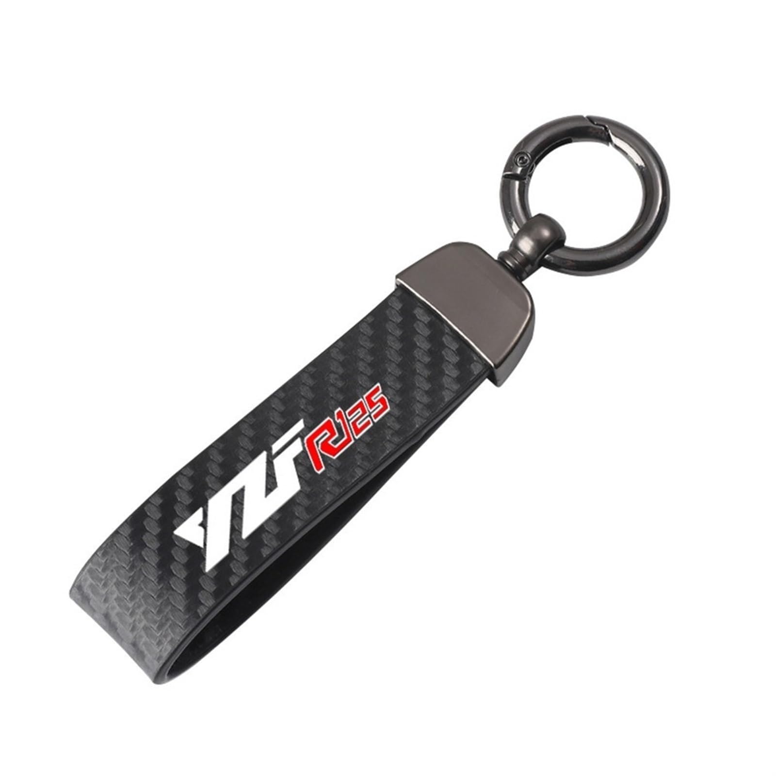 KongFumoto Carbon Fiber Motorcycle Keychain Key Ring For YZFR125 YZF-R125 YZF R125 YZFR 125 Motorbike Key Rings