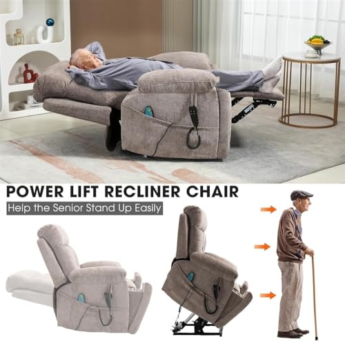 Sillón reclinable eléctrico con masaje color único miniatura 3