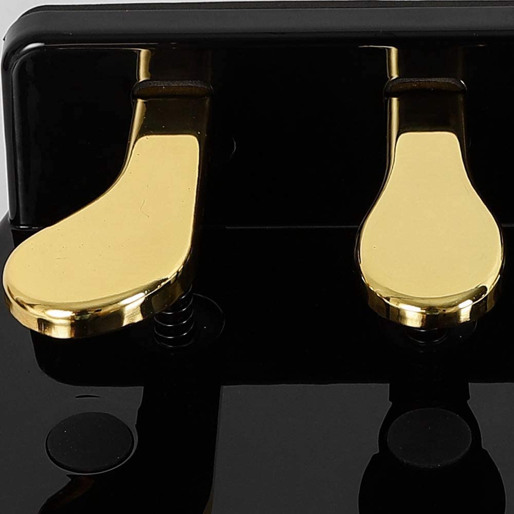 RANZIX Klavier Pedal Extender Bank für Kinder Höhenverstellbar mit 3 Pedale Kinder Klavier Lehren Hilfe Zubehörteil für Kinder Klavier Pedalerhöhung