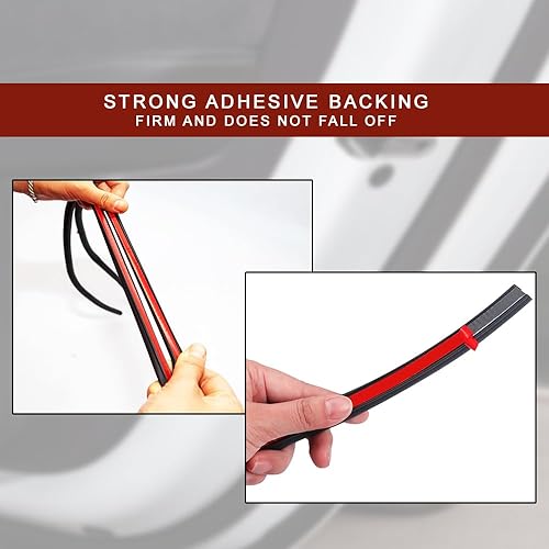 Miniatura 6 de Sello de puerta de goma completo para parabrisas y techo, protección contra el viento, reducción de ruido, kit antipolvo, compatible con el modelo