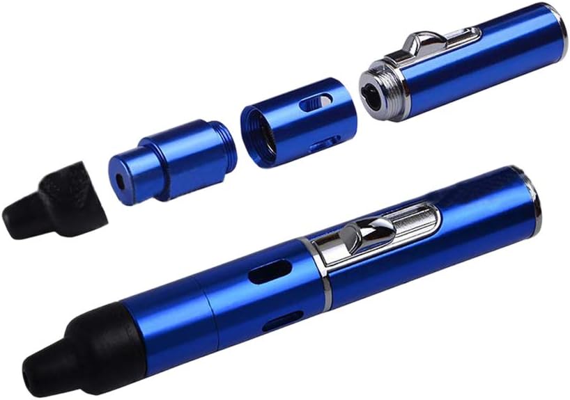 Blue Detachable Metal All in One Pipe for Herb Leaves, Spices