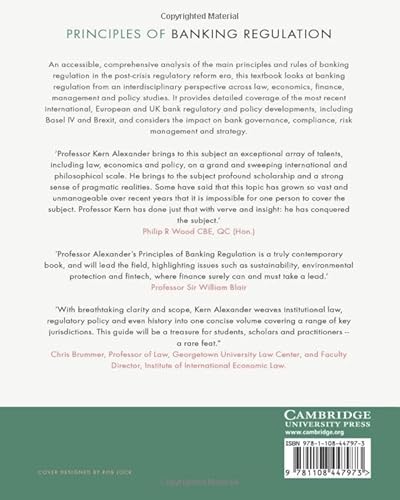 Principles of Banking Regulation