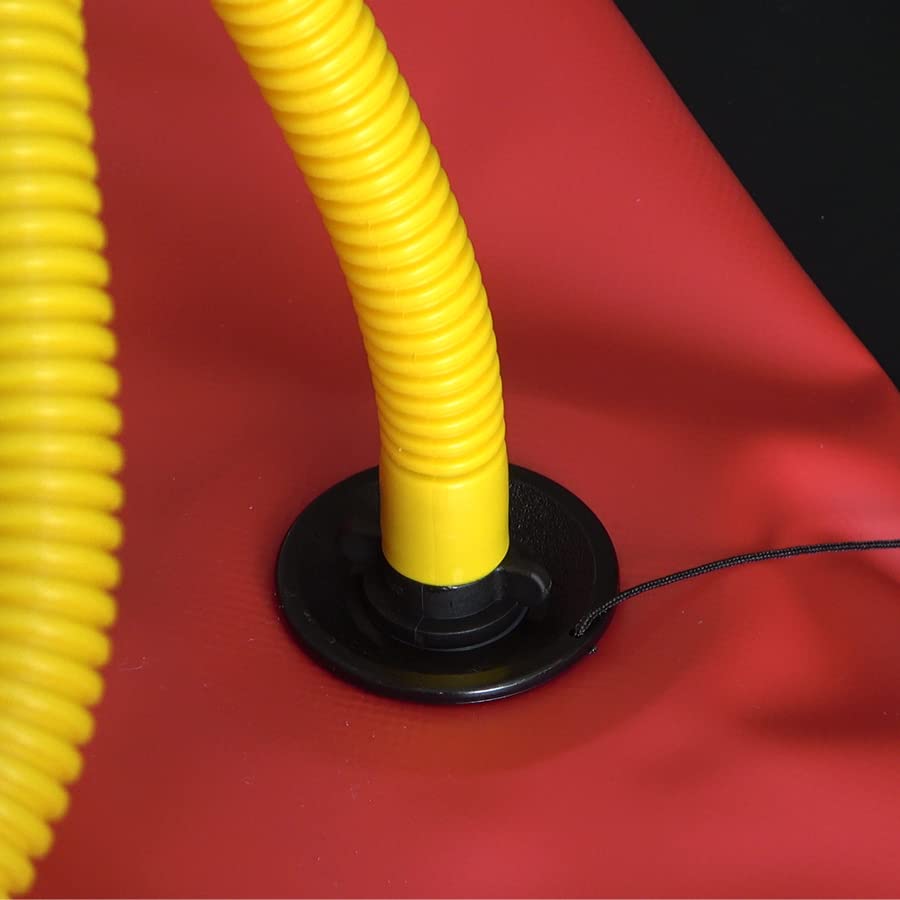 Bomba de aire eléctrica Accesorio para barcos Bomba de aire para pies Bote de goma inflable Bote de pesca Alta presión 7 litros Válvula Boston inflable o desinflable para bote inflable y tabla de re
