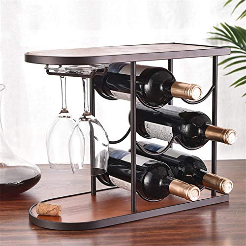 Soporte para Botellas de Vino Retro 6 Botellas miniatura 4