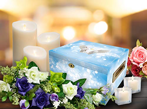 Image of Angel Cremation Urns for Human Ashes Adult Female Chest Urns for Ashes