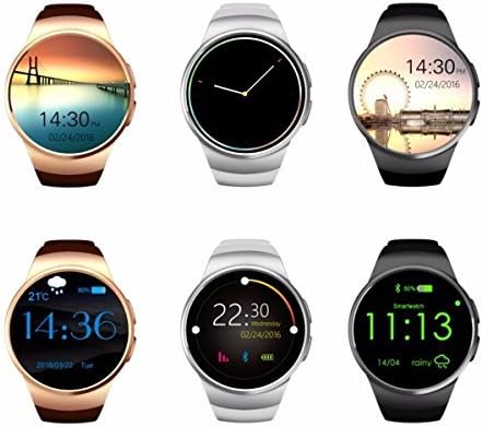 Amazon.com: Keoker KW18 Reloj inteligente para teléfonos Todo en uno  SmartWatch Bluetooth Apoyo TF tarjeta SIM Pulsaciones cardíacas Usable  Aplicación para Android iOS, Dorado : Electrónica