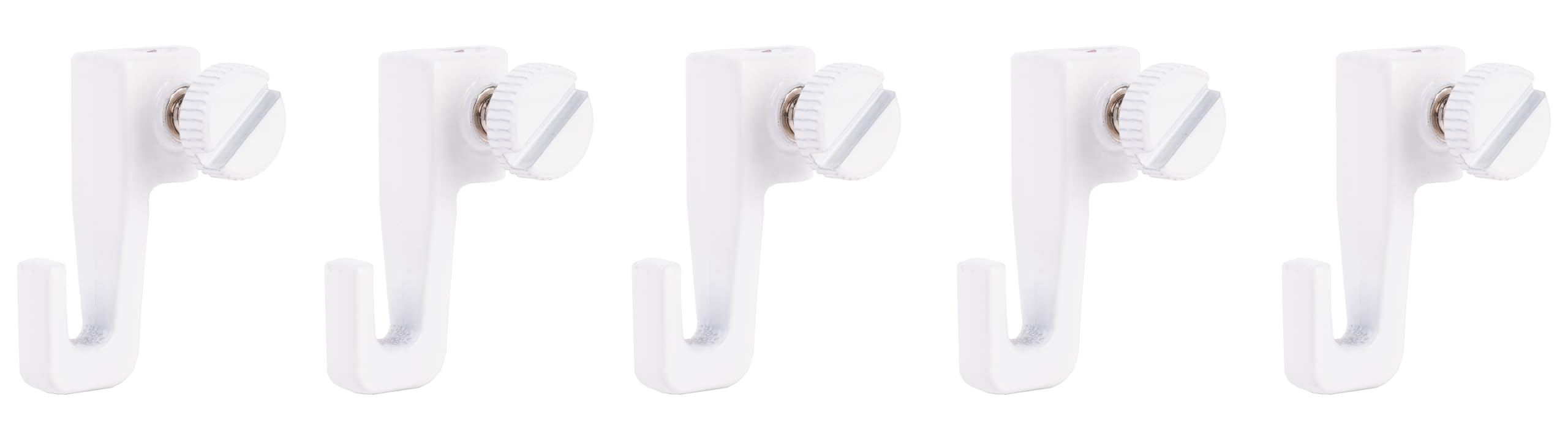 SOFT-RAIL® 5 St. Bilderhaken Mini, Weiß, Zubehör Galerieschienen & Bilderschienen