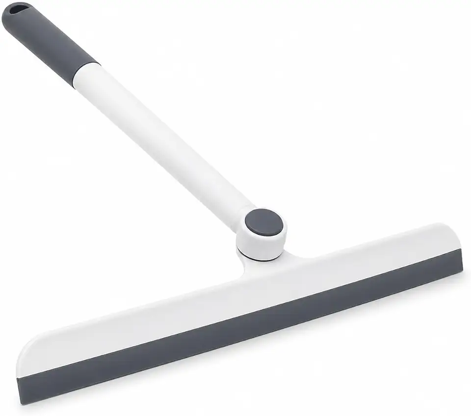 Rodo Multiuso com Cabo Giratório 360° – Lâmina de Silicone, Secagem Rápida e Sem Marcas