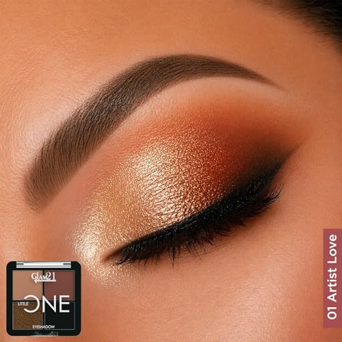 Image of Glam21 Little One 4-in-1 Eyeshadow Palette | Ultra pigmented, Easy to blend | Long Lasting Eye Make Up Kit |Artist Love-01