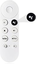 para control remoto de voz Google Chromecast, control de reemplazo para Google TV Remote/Streamer (solo para Snow Chrome cast Google)