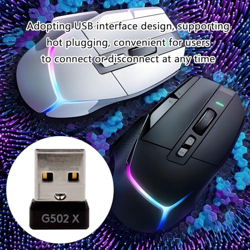 Dongle USB receptor G502 X contra interferencias que recupera el rendimiento preciso 2