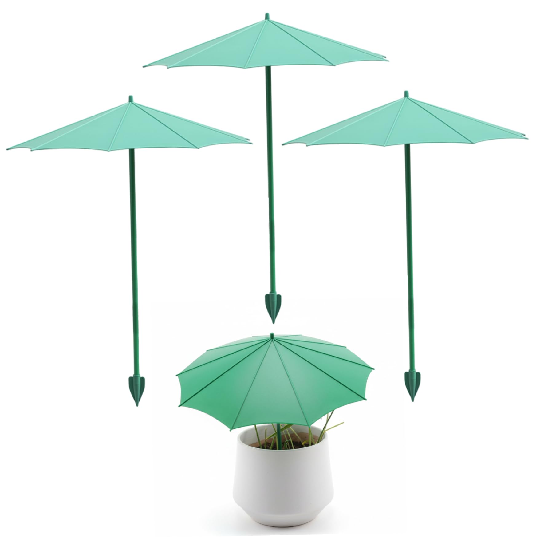 Paraguas para plantas con protección solar y lluvia, sombrillas de 17 pulgadas para huertos