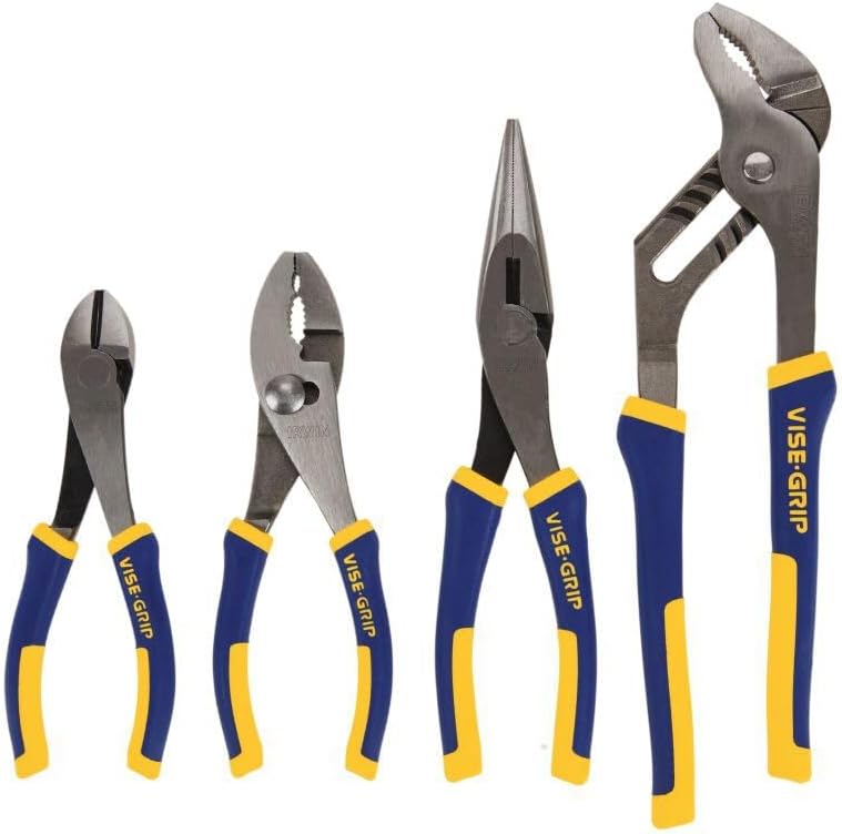 VISE-GRIP Pliers Set, 4-Piece (2078707), Blue