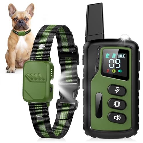 Shock Collar for Dogs, Ultimate Dog Training Collar with Remote, 4500FT Range, IP68 Waterproof, 3...