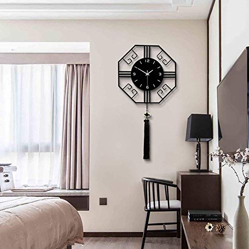 Horloge créative à quartz silencieux pour une chambre design et zen