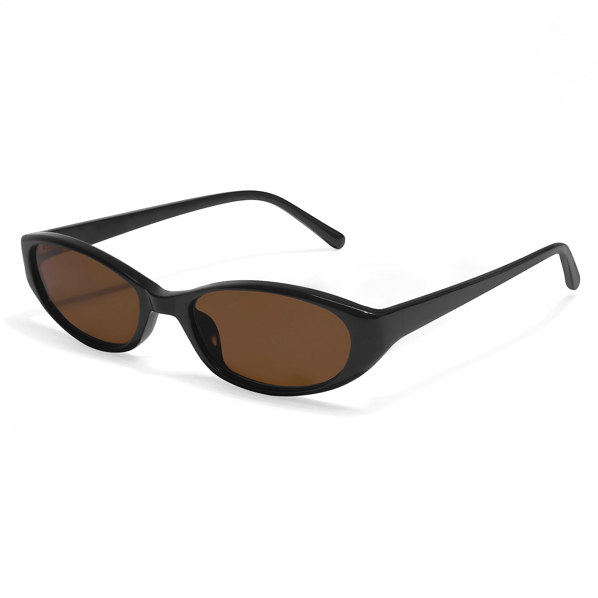 Retro Oval Sunglasses for Women 90s Small Chic Lightweight Sunnies