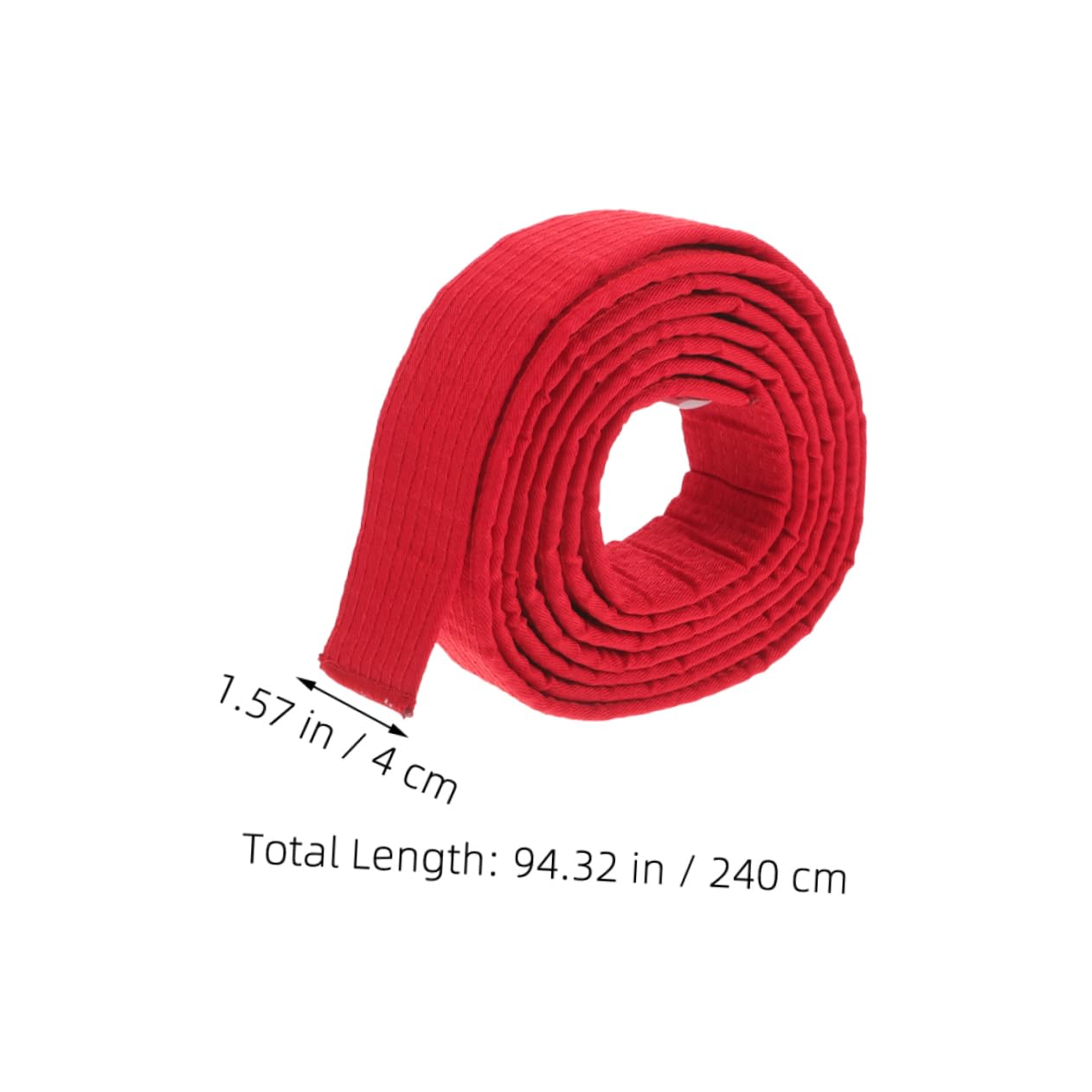 BESPORTBLE Cotton Taekwondo Belt Kids and Adults Martial Arts Belt for Karate Sparring Martial Arts Classes