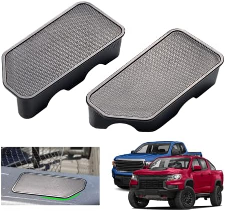 XXCIWP Bed Rail Stake Pocket Covers for 2015-2021 2022 GMC Canyon and Chevy Colorado Rear Truck Tonneau Covers Made of ABS Material Wear Resistant Anti Rust 2022 Chevrolet Colorado Caps Rail (2pcs)
