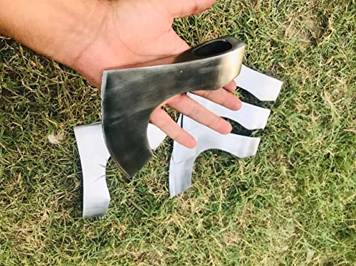 Viking store Lot of 5 Axe\'s Head Custom Handmade - High Carbon Stainless Steel - Viking Head Axe Only - Gorgeous Ax - Axe Head Gift for New Year and Christmas Ax-1001130 - Thumbnail 7