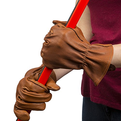 American Made Buffalo Leather Work Gloves , 650, Size: Large - Thumbnail 6