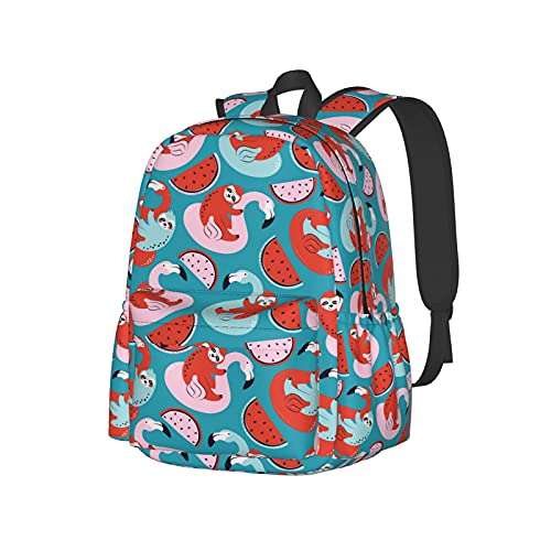 Sac à dos ordinateur portable motif paresseux grand format 43,2 cm