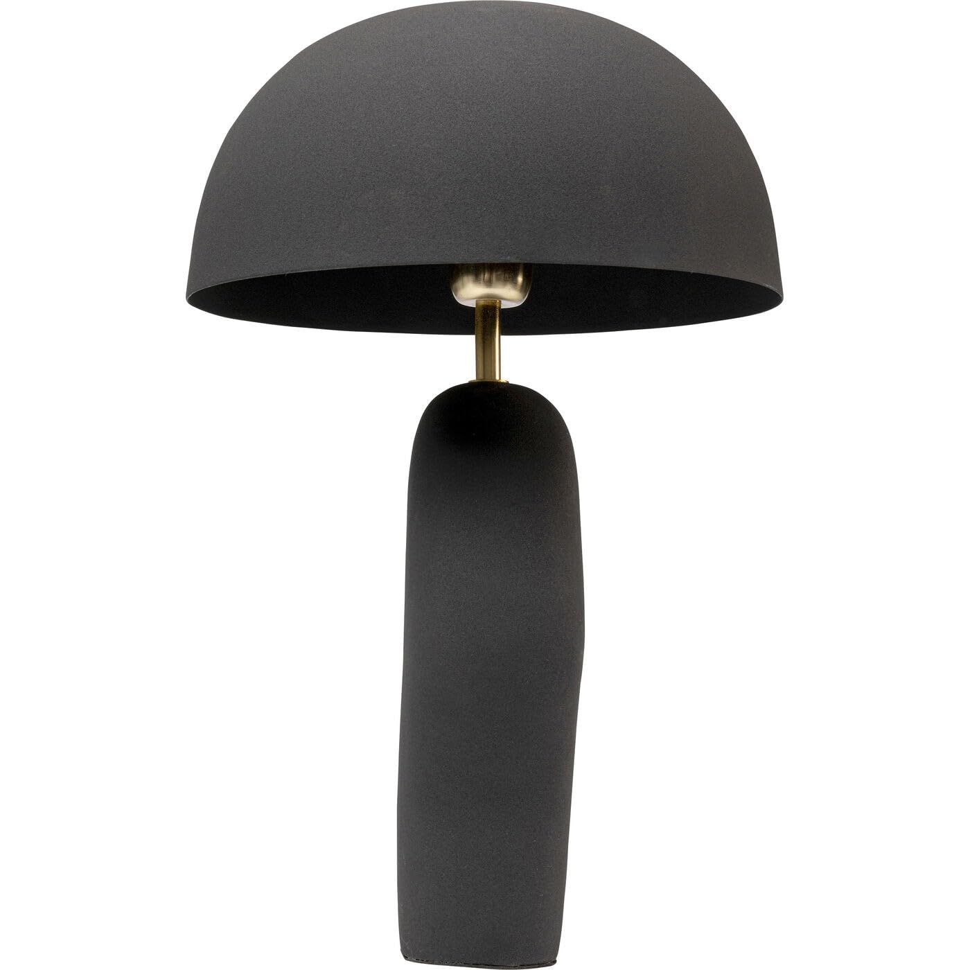 Kare Design lampada da tavola Nube, nero, 48 cm, forma organica, stile scandinavo, per comodino, scrivania, decorazione soggiorno, stanza da letto, lampadina non inclusa