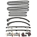 TK10560 Brand New Engine Timing Chains, Tensioners, & Guide Rails Kit W/O Gears AJ BC LC DC C for 97-00(07/2001) Jaguar 4.0L 3996CC 244 V8 (early year model only)