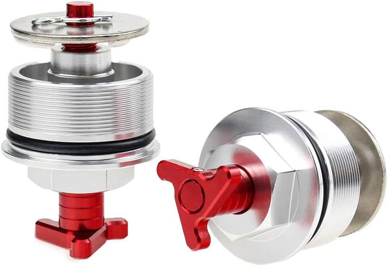 LANBAO Preload Fork Caps For Kawasaki ER650 ER-6N Ninja 650 ER6F 2006-2018 41mm Triangle Fork Tube Fork Bolts 2007 2008 200 2010 2011 2012 2013 2014 2015