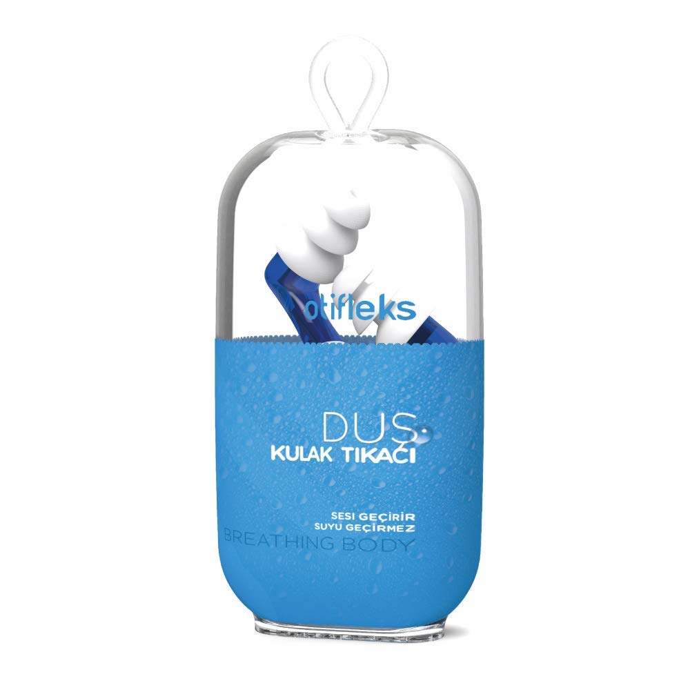 Otifleks 2'li Duş Kulak Tıkacı Mavi XL
