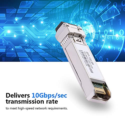 Sangmei Módulo óptico de transceptor de fibra de modo único SFP-10G-SR 10Gb / s 850nm 300m DDM 10 Gi