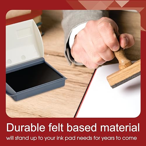 Image of Shiny SHI-40168 Small Rubber Stamp Pad, 2 3 /4 inch x 4 3 /8 inch, Dry /No Ink
