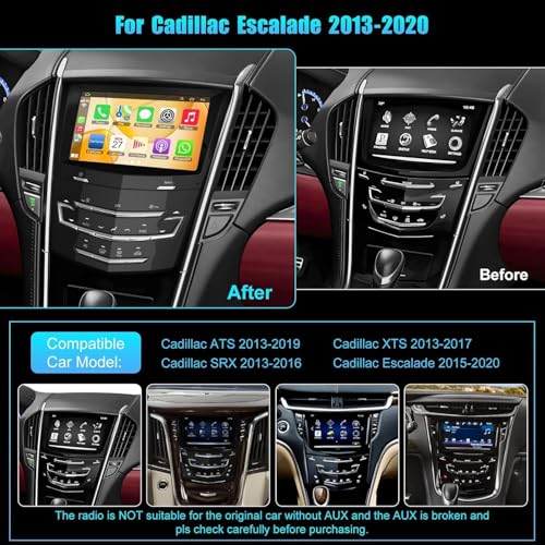 Radio Car Android 13 8 Pulgadas para Cadillac Escalade miniatura 3