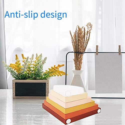 Licornism Wooden Decorative Rainbow Bookends ,Wooden Non-Skid Cute Kids Bookends For Boys And Girls Kids' Room Bookends Baby Book Ends For Holding Books,Pack Of 2 #TOP3