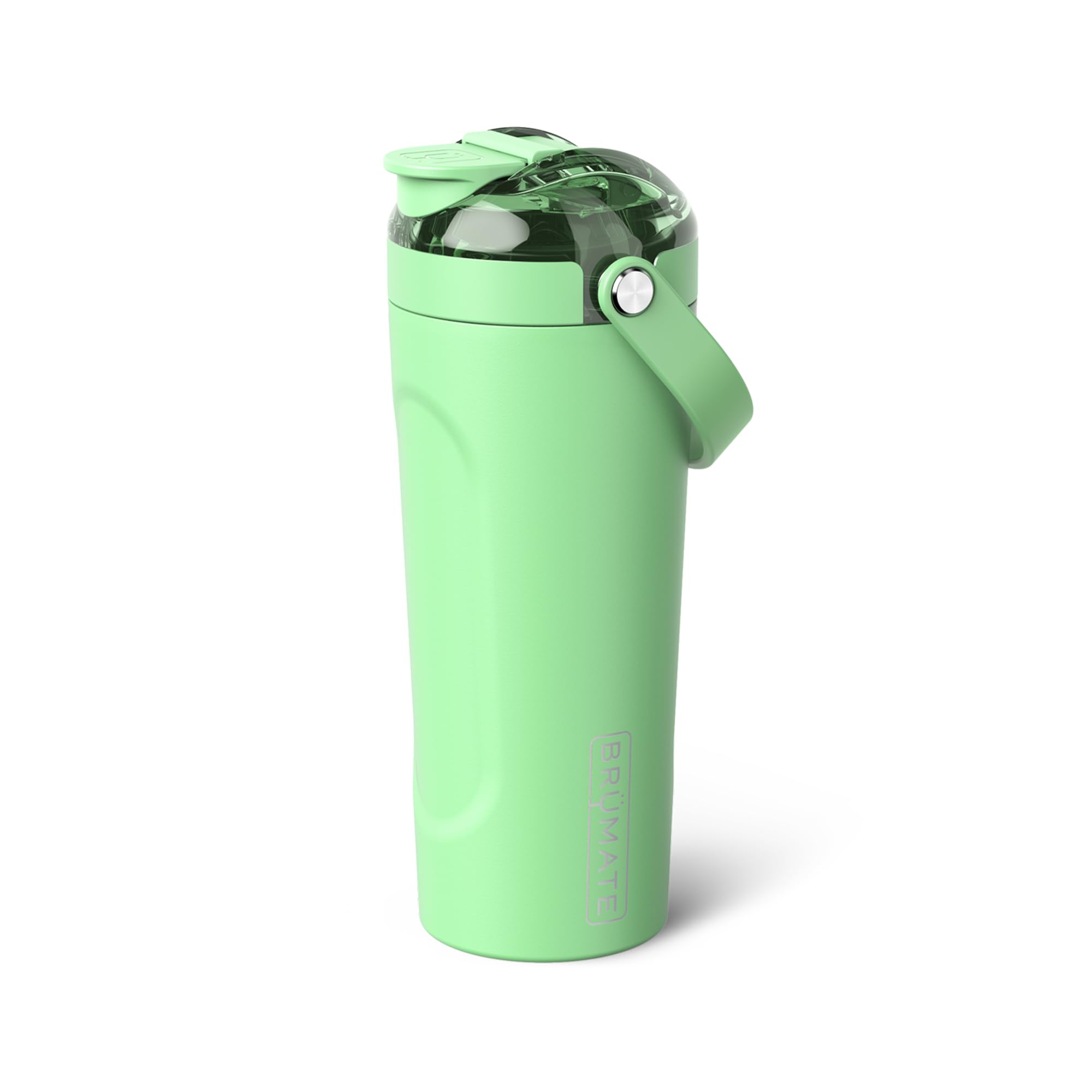 BrüMate MultiShaker Blender Shaker Bottle | 100% Leakproof Insulated Stainless Steel | Pre Workout and Protein Shaker Bottle for the Gym | 25oz (Kiwi)