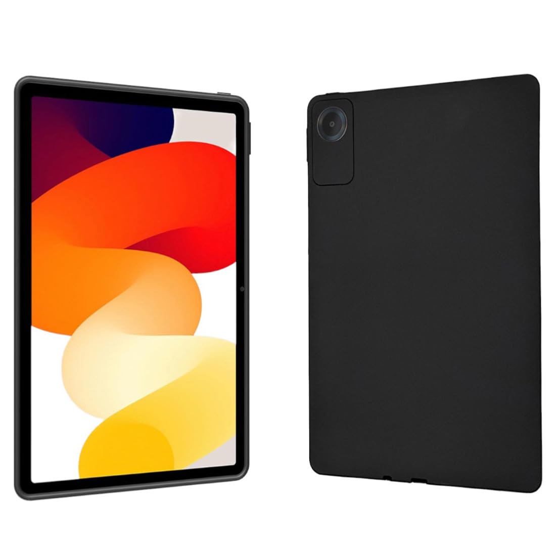 Zaoma Matte Design Soft Silicon Back Case Cover Compatible for Xiaomi Redmi Pad SE 11 inch Tablet - Black (B0D2Y59NRQ) Amazon Price History, Amazon Price Tracker