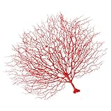 Pratique : conçue pour imiter le vrai corail, cette décoration ajoute une touche élégante et réaliste à n'importe quel décor, décoration en corail artificiel, ornement en corail artificiel