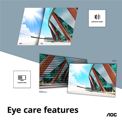 Image of AOC Q32P2CA 32 inch IPS Monitor, QHD 2560x1440, USB-C (Power Delivery 65 Watts) Docking, Height Adjustable Stand, Black