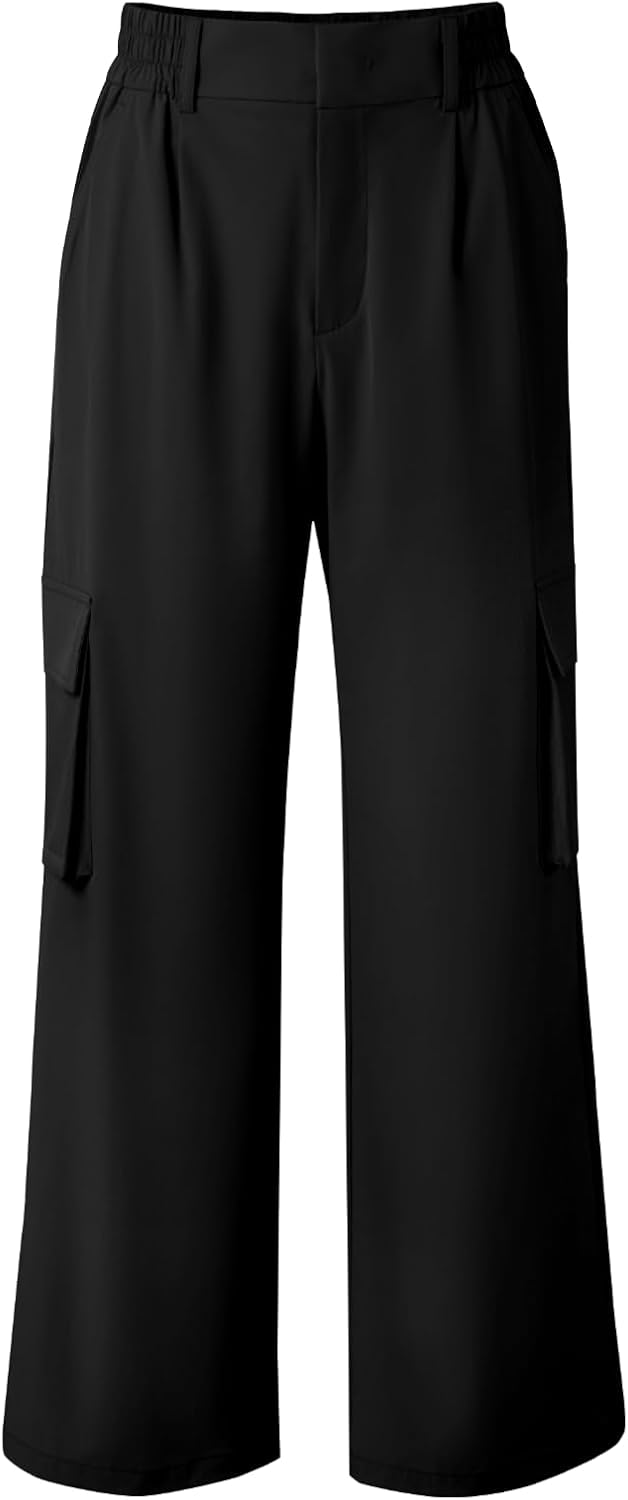 Cargo Pants for Women Baggy Lightweight High Waisted Hiking Pants for Travel Casual - Image 2