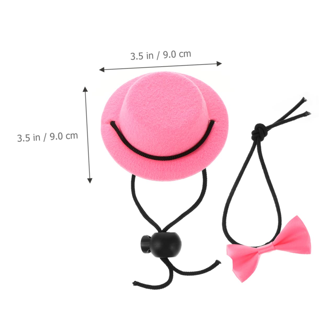 SUPVOX 4 Set Set Di Cappelli Per Animali Domestici Accessori Per Conigli Accessori Per Rettili Cappello Rettile Cane Collare Da Cucciolo Tè Da Coniglio Mini Decorare Stoffa