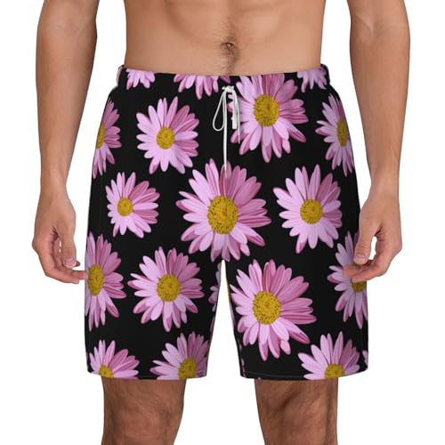 Short de bain respirant et léger séchage rapide pour homme rose