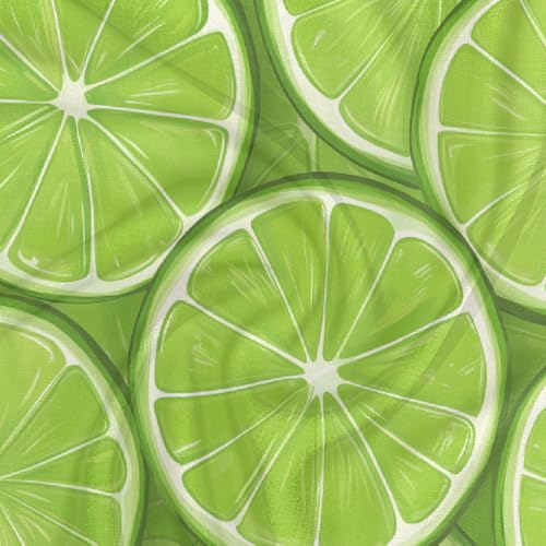 Summer Green Lime Slices Silk Scarf for Women Girls Hair Head Silk Scarf Square Purse Satin Scarves Bandana Wraps3