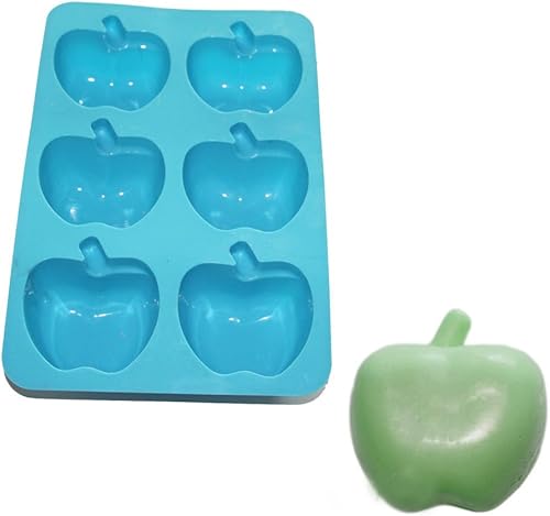 Miniatura 2 de X-Haibei Jabón de manzana, pastel de chocolate, loción de gelatina, molde de silicona para hornear, regalo de agradecimiento para maestros, 4 onzas