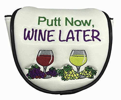 Giggle Golf Mallet Putter Cover | Great Golf Gift & Golf Bag Accessory
