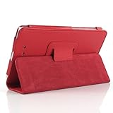 i-Beans【全6色】Google Nexus 7用PUレザーケース レッド スタンド機能付 PU Leather Case for Google Nexus 7 (7687-5)