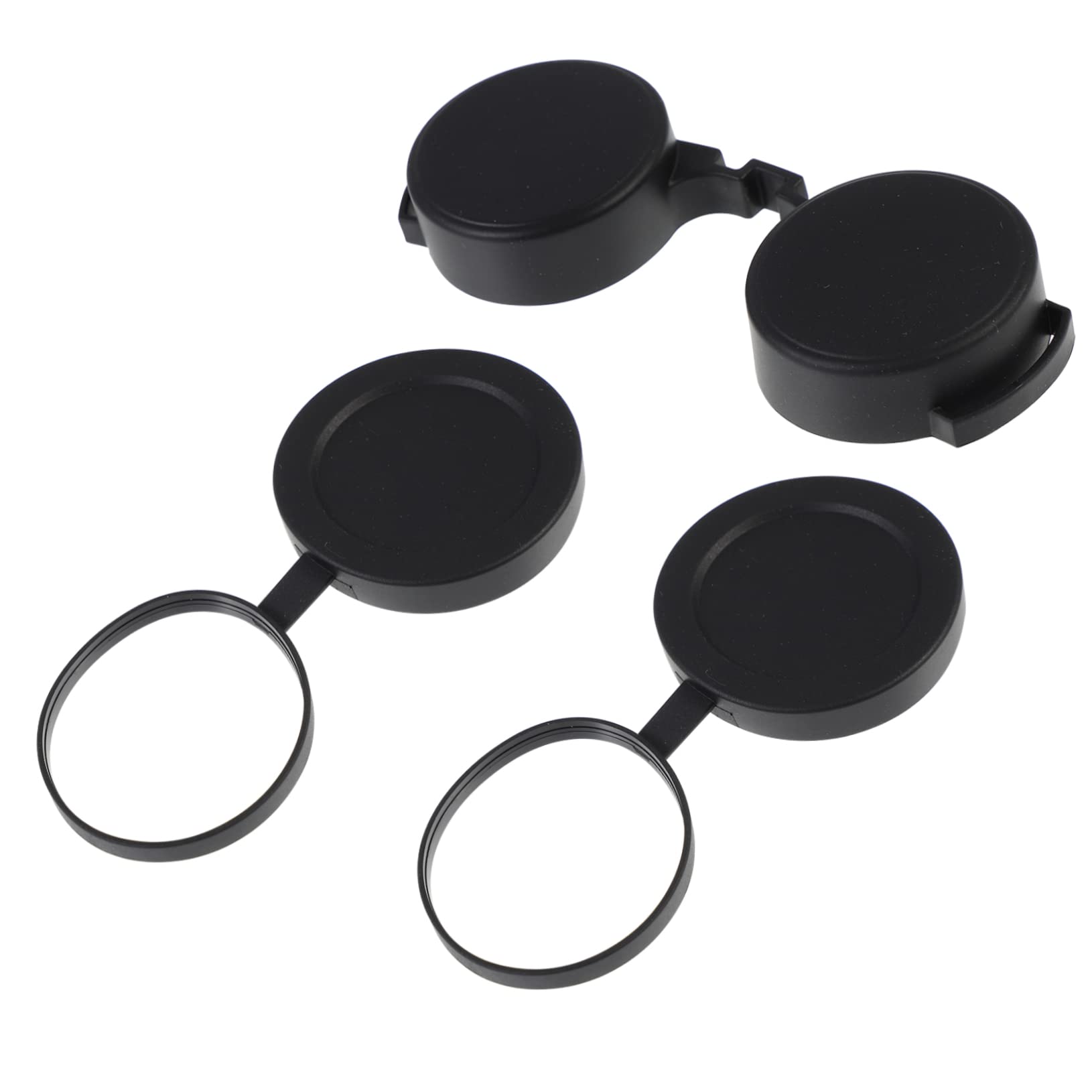 Veemoon 3pcs Objective Lens Cap Binoculars Protective Cover Telescope Accessories