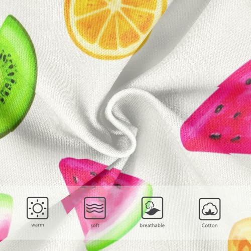 Cotton Girls Underwear Toddler Playful Watercolor Fruit Popsicles Cute Panties Girl Durable Underpants Briefs 2t3